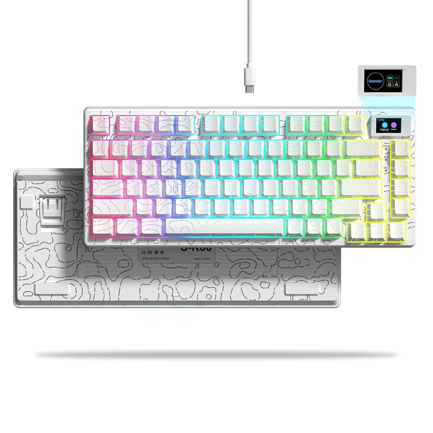 The Horizon-75 OLED Gasket-Mounted Mechanical Keyboard