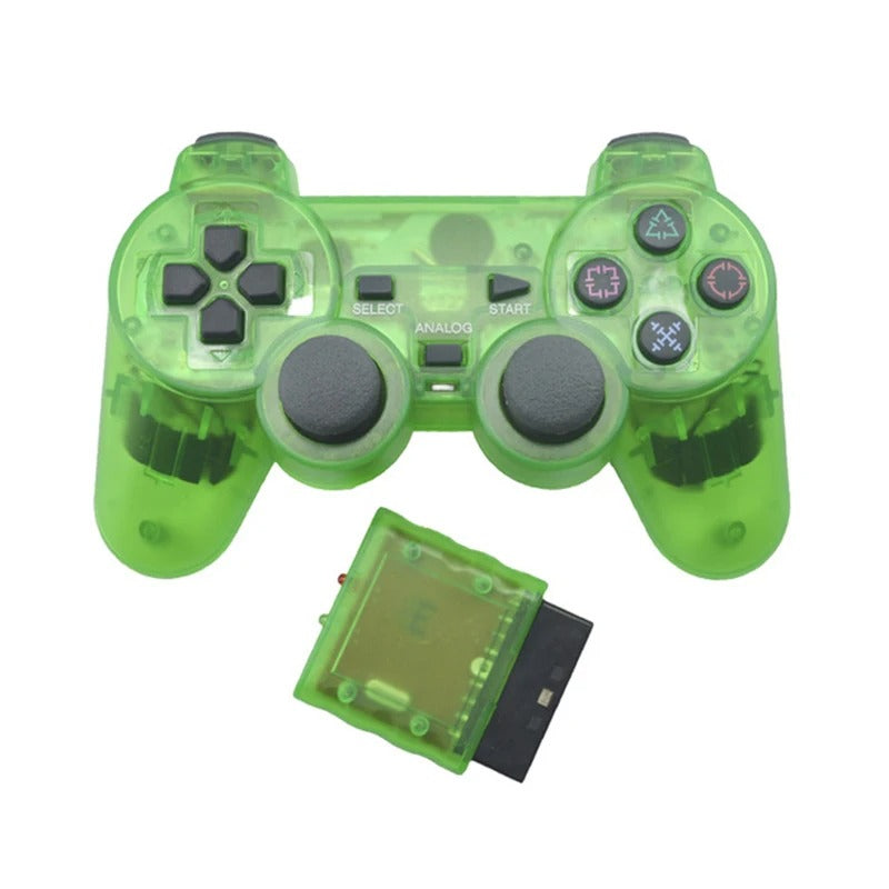 2.4GHz Wireless PS2-Style Gamepad for Retro Gaming