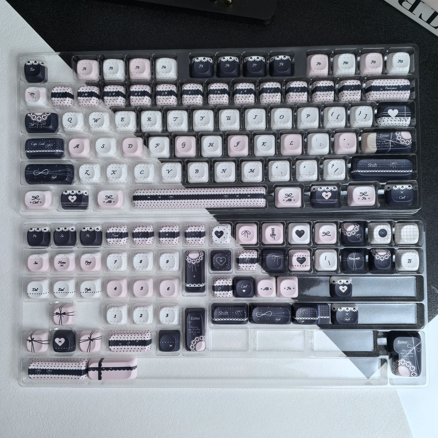 Soft Pastel MOA PBT Keycap Set — 130 Keys | ANSI & ISO Compatible
