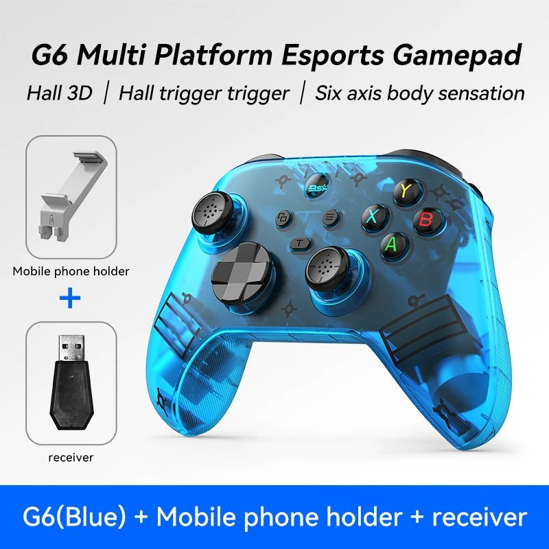 G6 Wireless Gamepad with Hall Effect Triggers | Switch, PC, Android, iOS