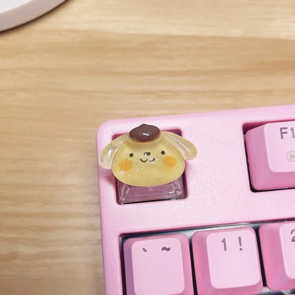 Translucent Pastel Character Artisan Keycap