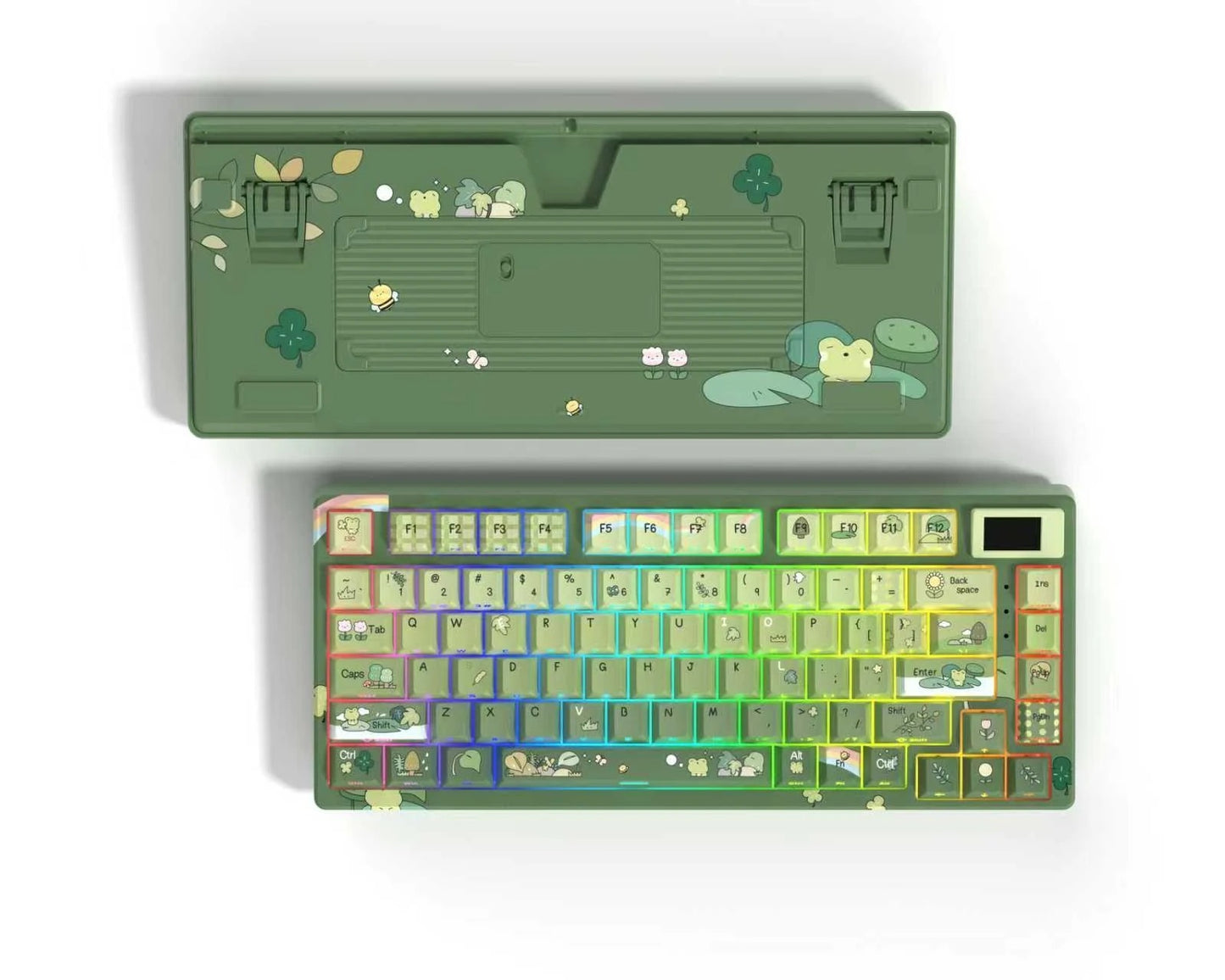 The Horizon-75 OLED Gasket-Mounted Mechanical Keyboard
