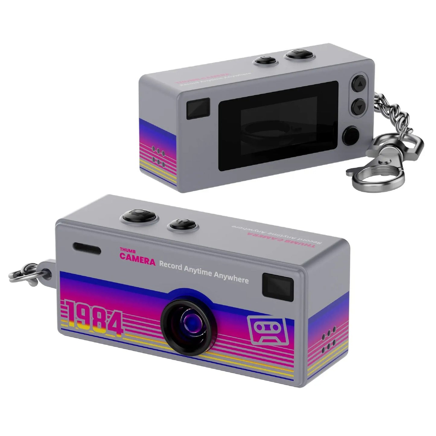 Retro 1984 Pocket Thumb Camera Starter Kit (Includes 64GB MicroSD Card)