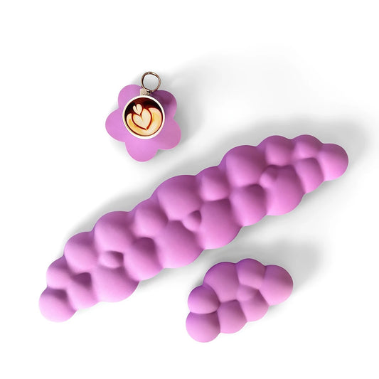 Dreamy Cloud Ergonomic Wrist Rest & Coaster Set (3-Piece Bundle)