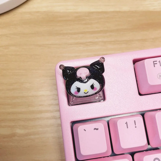 Translucent Pastel Character Artisan Keycap