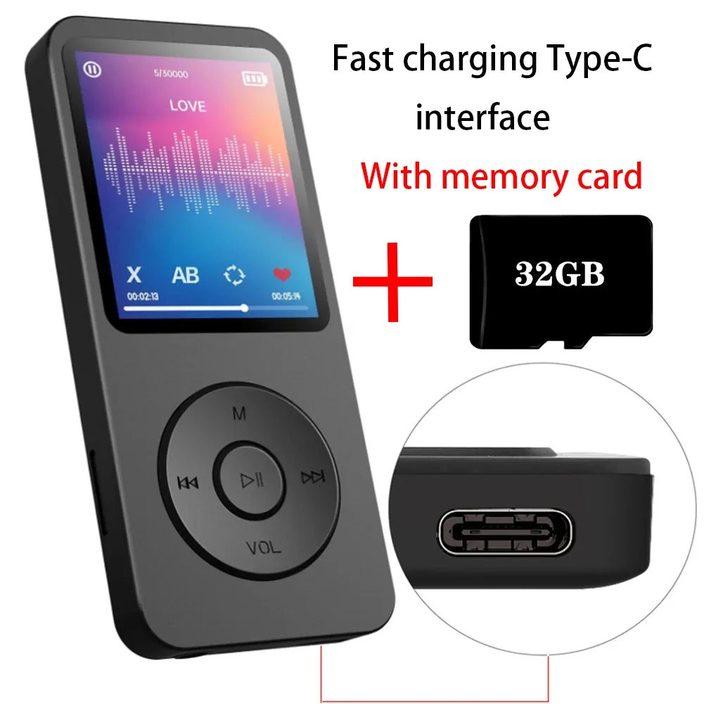 The Carbon-Walkman HIFI Pocket MP3 Player (32GB)