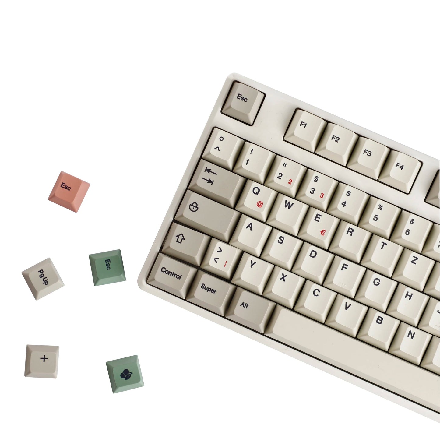 German QWERTZ PBT Keycap Set — 161 Keys