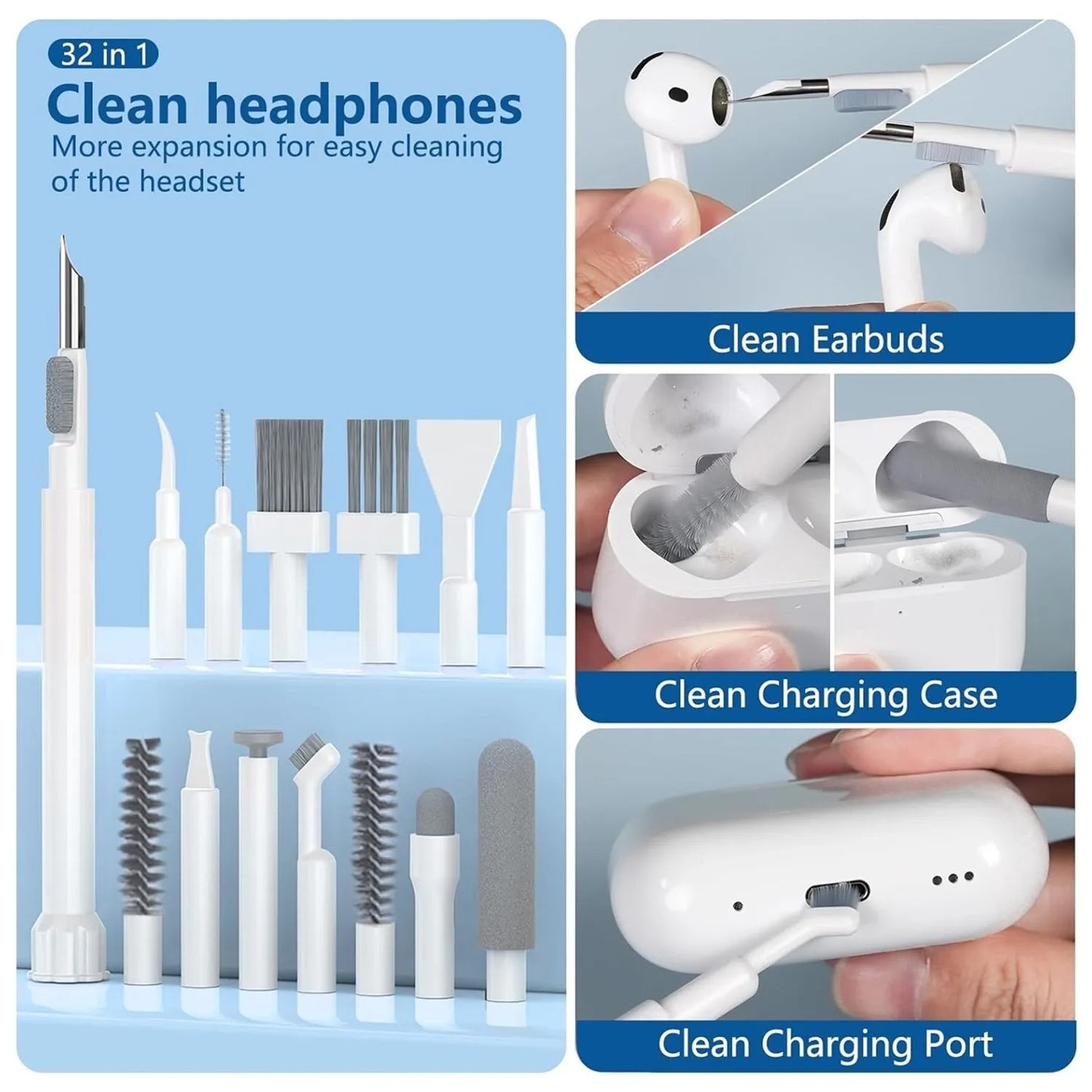 Retro Desk 32-in-1 Pro Precision Cleaning Kit