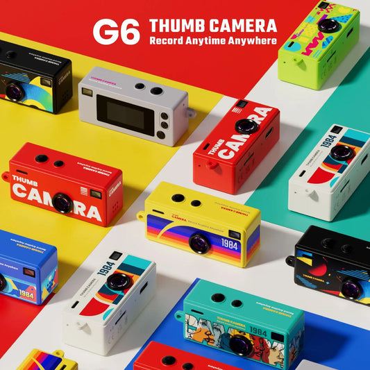 Retro 1984 Pocket Thumb Camera Starter Kit (Includes 64GB MicroSD Card)