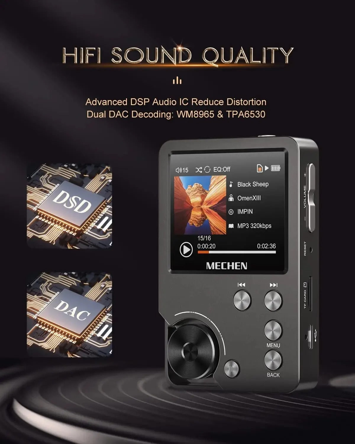 The Retrowave HIFI Lossless Audio Player (64GB)