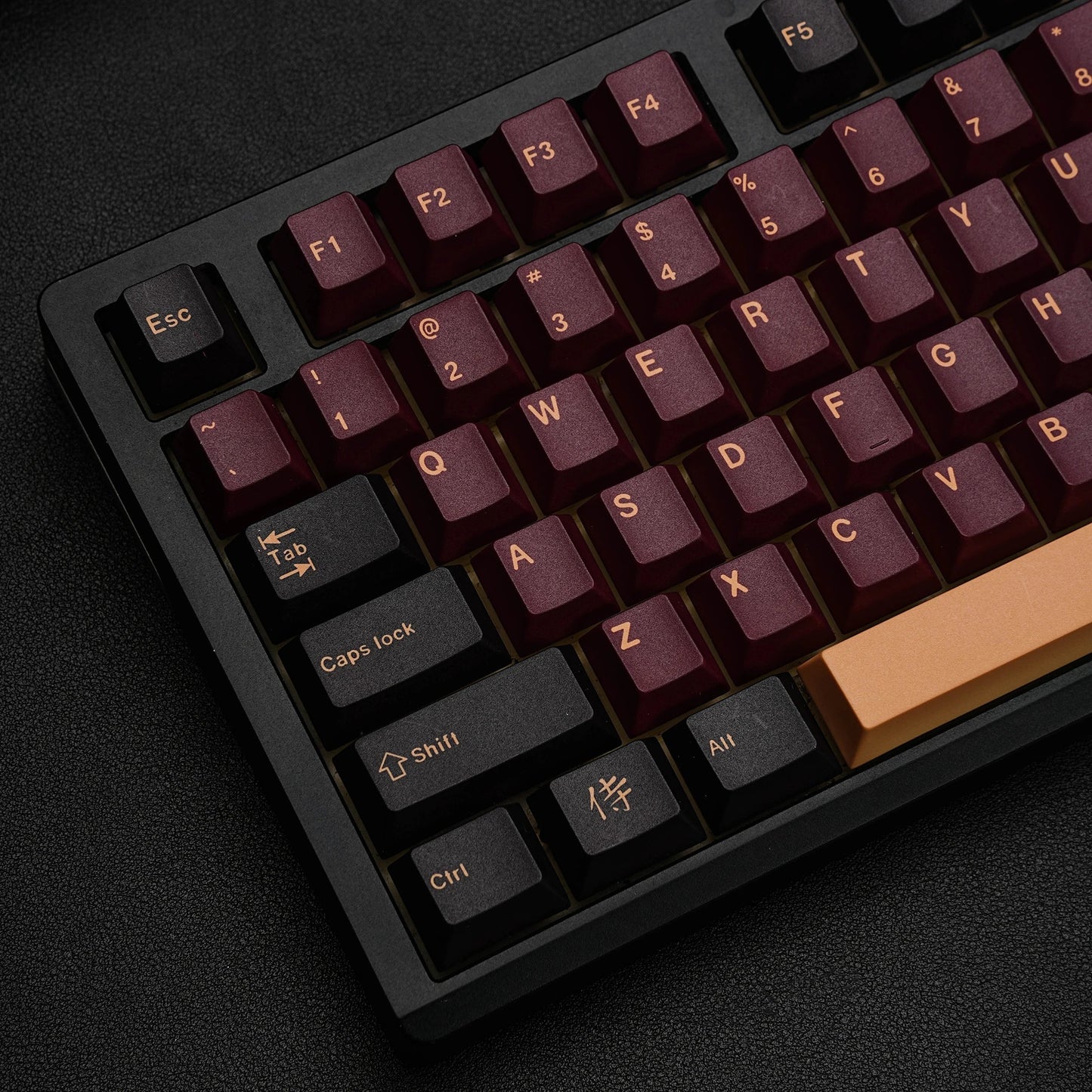 Red Samurai German QWERTZ Cherry Profile PBT Keycap Set — 143 Keys