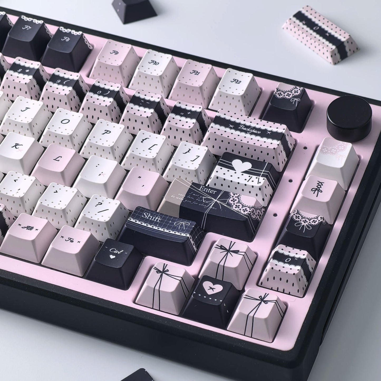 Soft Pastel MOA PBT Keycap Set — 130 Keys | ANSI & ISO Compatible
