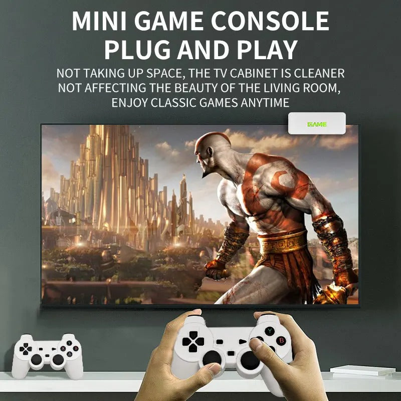 RetroDeskStudio 4K Retro Game Console - 128GB (10,000+ Games)