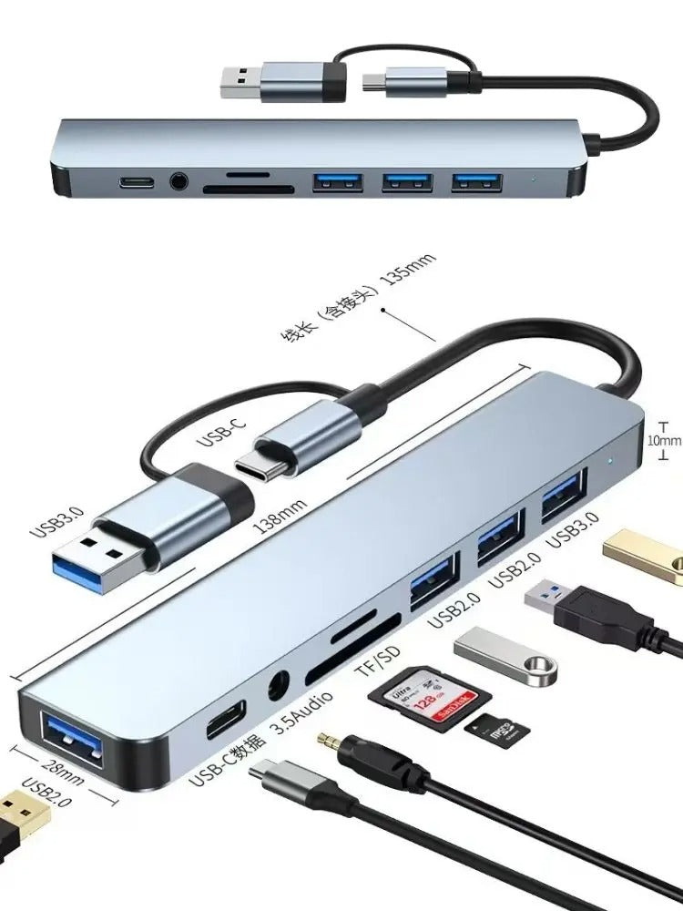 3-in-1 USB-C Multiport Hub | 4K HDMI, 100W PD Fast Charging & USB 3.0 Adapter