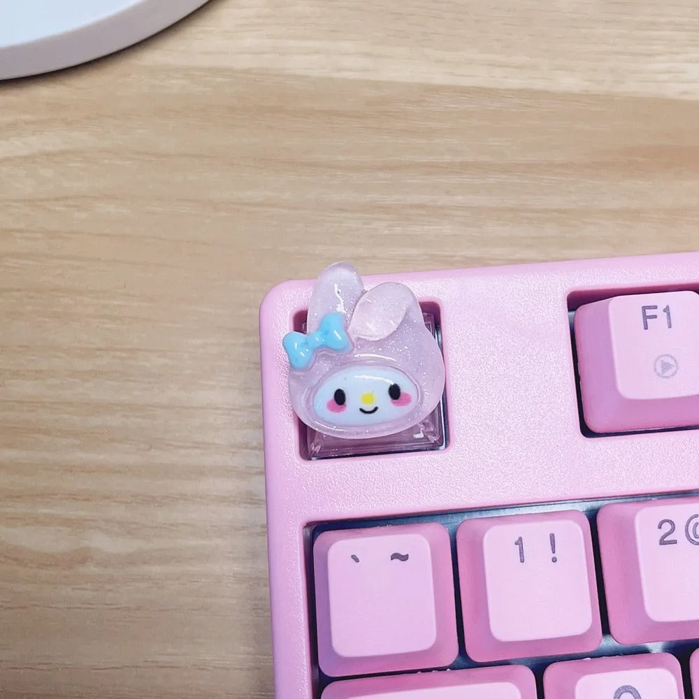 Translucent Pastel Character Artisan Keycap