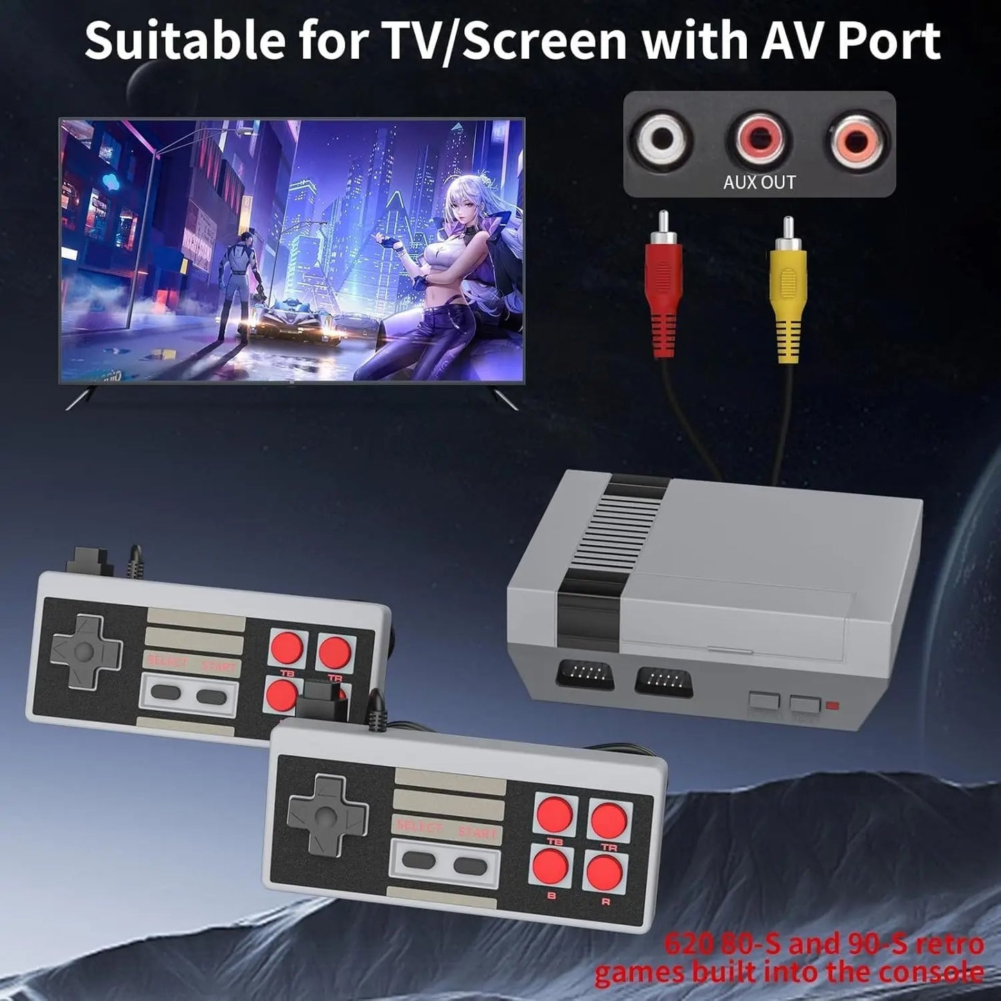 The Micro-Classic 8-Bit Retro Entertainment System