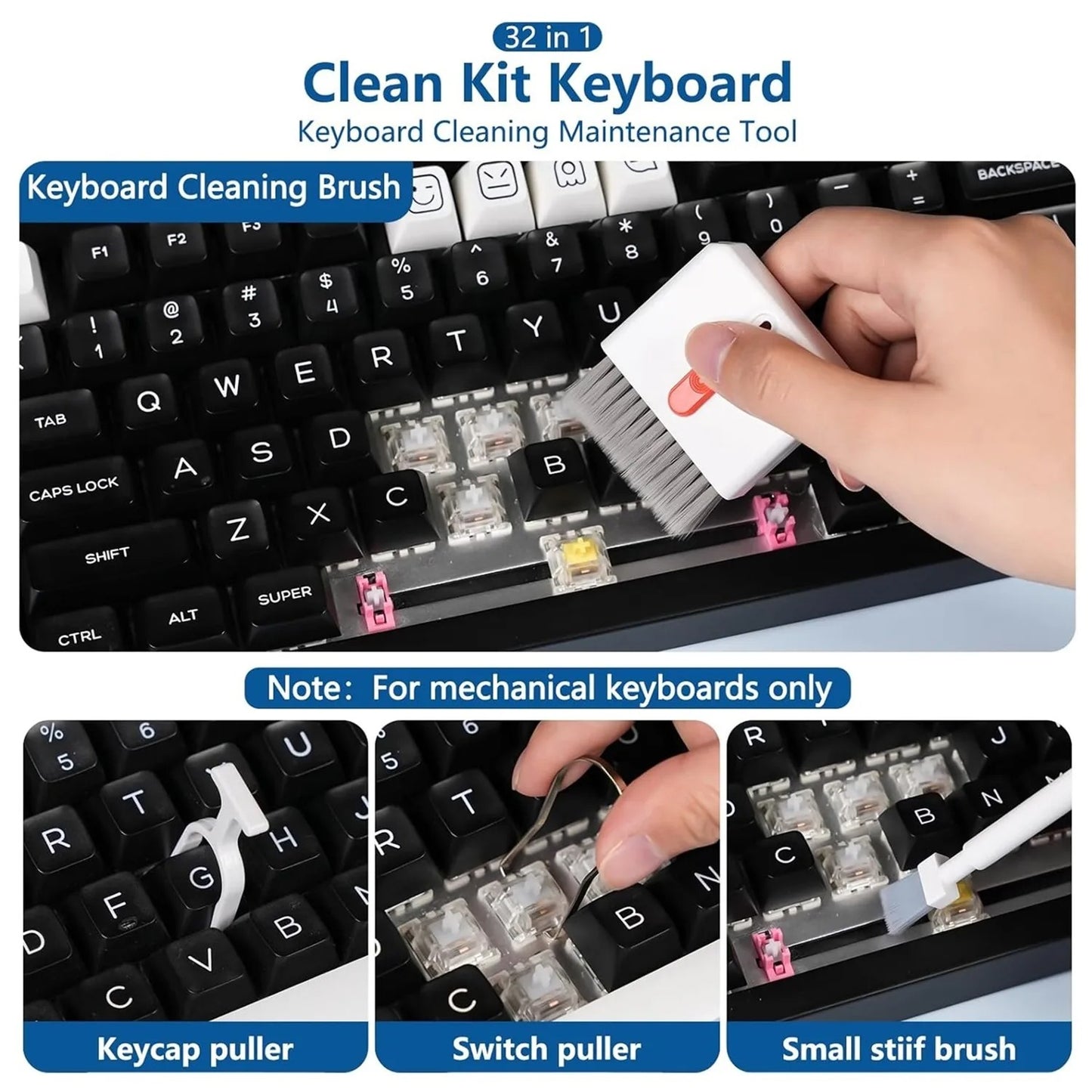Retro Desk 32-in-1 Pro Precision Cleaning Kit