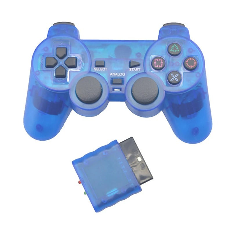 2.4GHz Wireless PS2-Style Gamepad for Retro Gaming