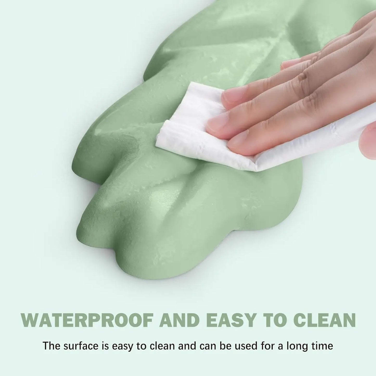 Botanical Leaf Memory Foam Wrist Rest Set (3-in-1 Ergonomic Support)