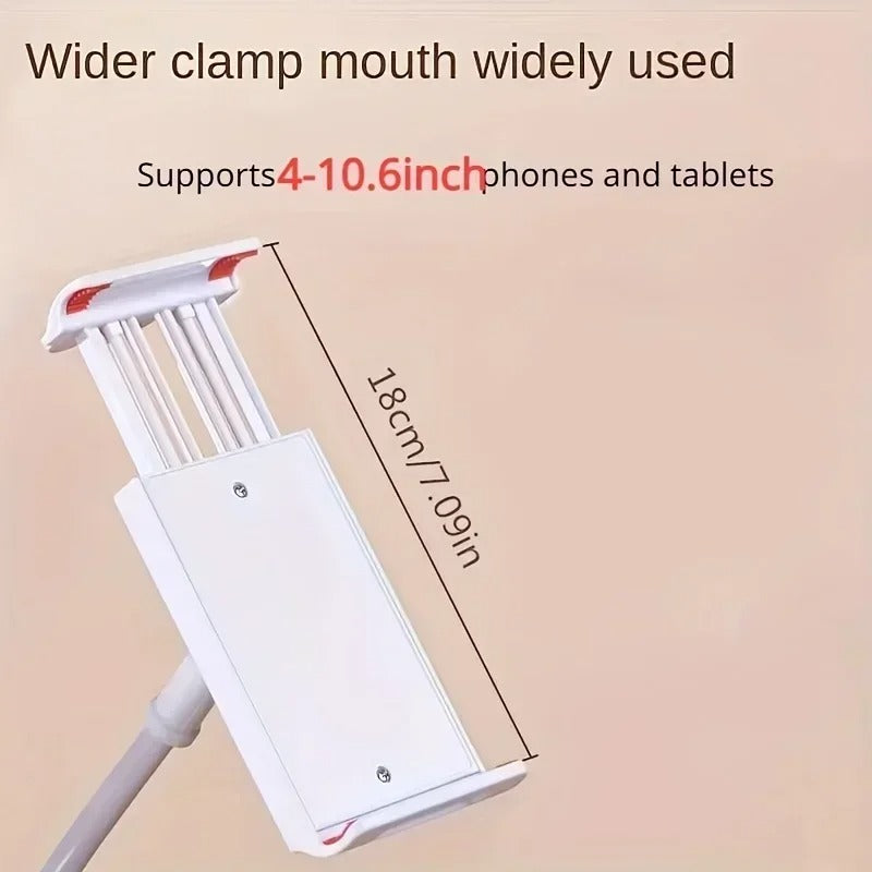 Flexible Gooseneck Phone & Tablet Mount | Adjustable Desktop Cantilever Clamp Stand