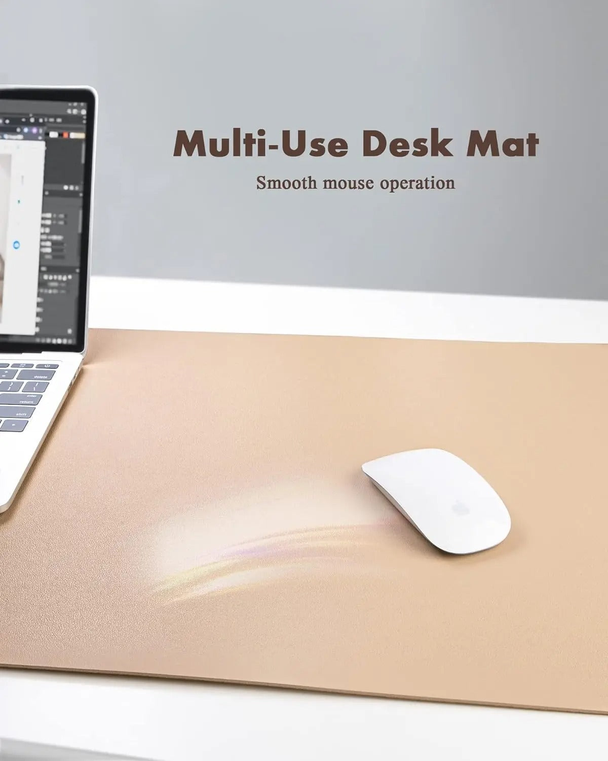 Double-Sided Cork Desk Mat for Aesthetic Workspaces
