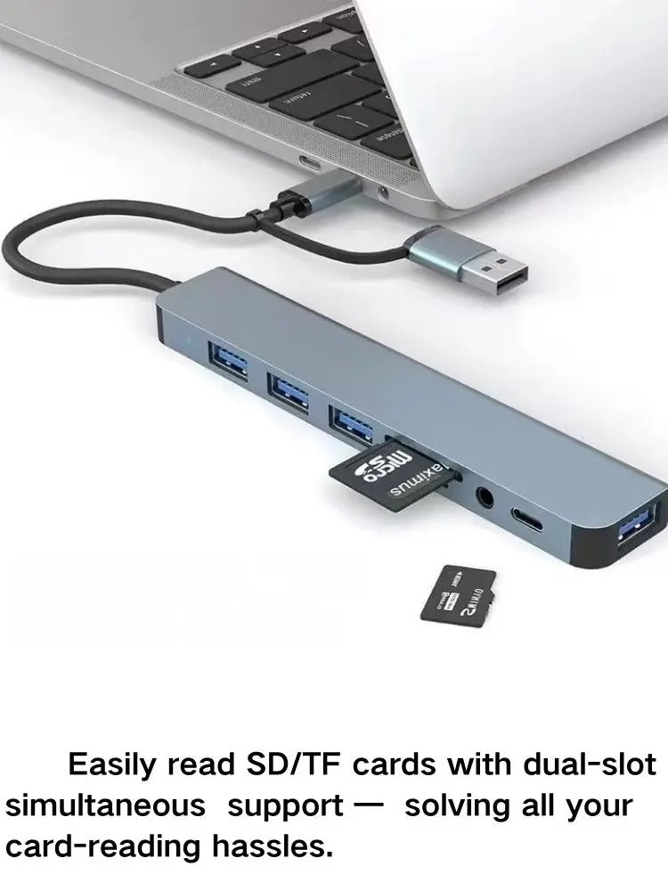 3-in-1 USB-C Multiport Hub | 4K HDMI, 100W PD Fast Charging & USB 3.0 Adapter