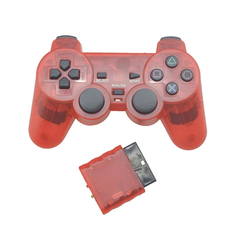 2.4GHz Wireless PS2-Style Gamepad for Retro Gaming