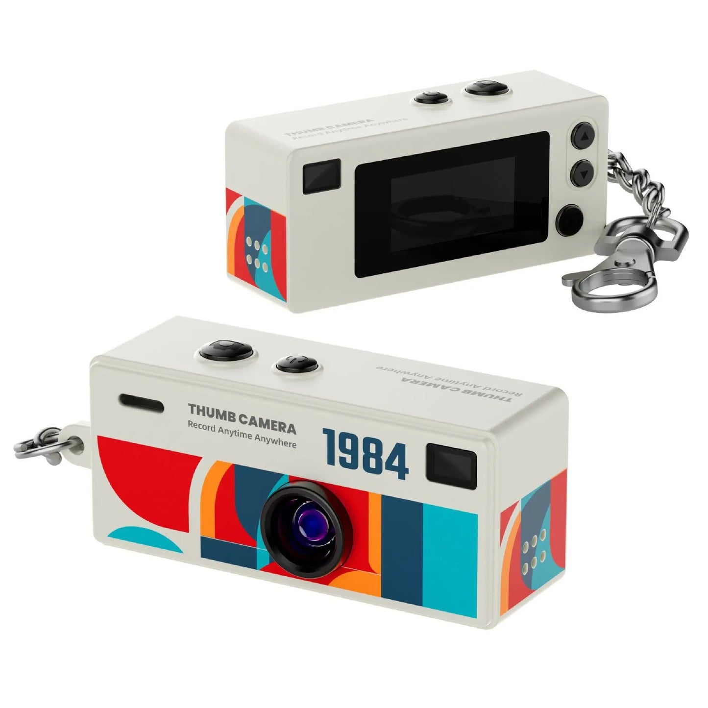 Retro 1984 Pocket Thumb Camera Starter Kit (Includes 64GB MicroSD Card)