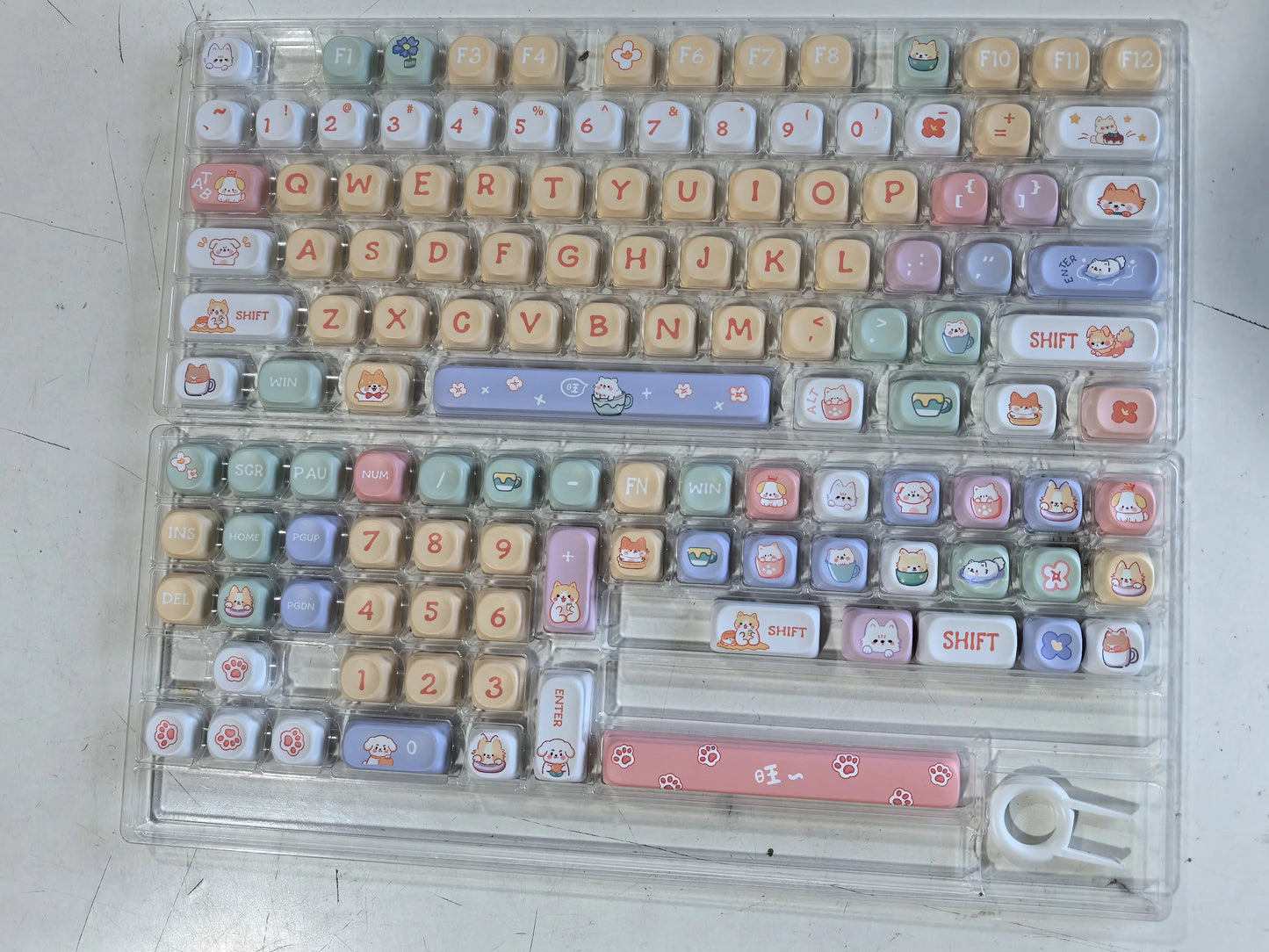 Custom Keycap Set | Aesthetic MOA Profile Premium PBT Keycaps