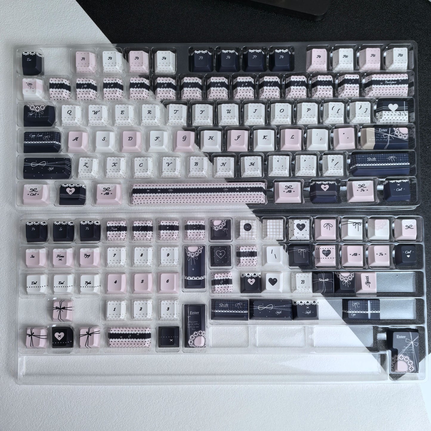 Soft Pastel MOA PBT Keycap Set — 130 Keys | ANSI & ISO Compatible