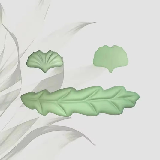 Botanical Leaf Memory Foam Wrist Rest Set (3-in-1 Ergonomic Support)