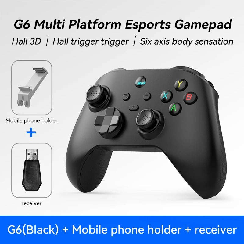 G6 Wireless Gamepad with Hall Effect Triggers | Switch, PC, Android, iOS