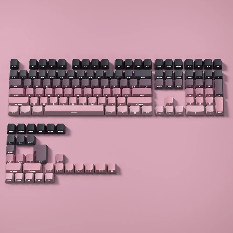 The Horizon Gradient Side-Printed PBT Keycap Set (130+ Keys)