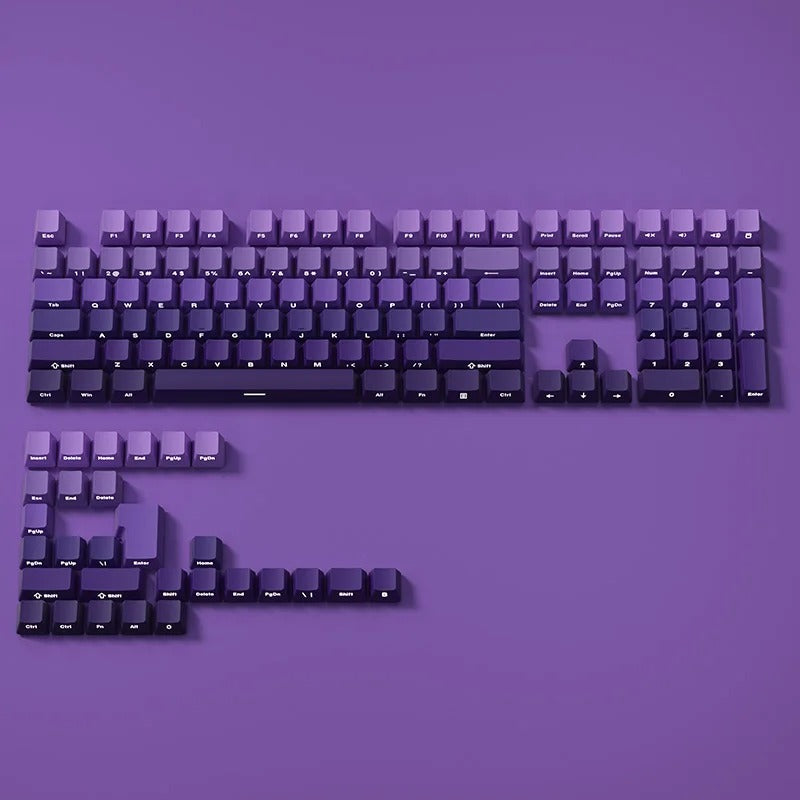 The Horizon Gradient Side-Printed PBT Keycap Set (130+ Keys)