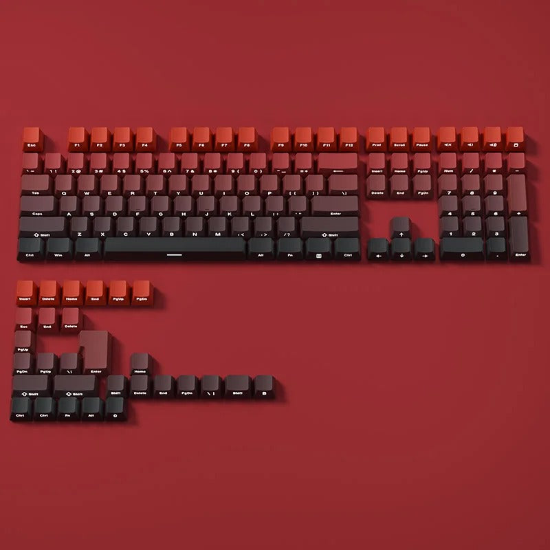 The Horizon Gradient Side-Printed PBT Keycap Set (130+ Keys)